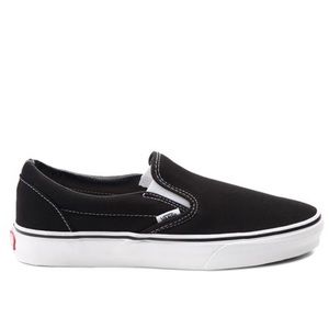 Vans Black Slip Ons